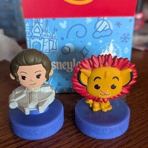 Disneyland 70th Anniversary McDonald's Star Wars Leia And Lion King Simba